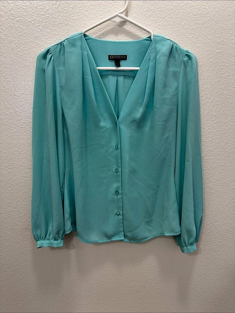 Express Women's Blouse in Blue Size XS Like New
